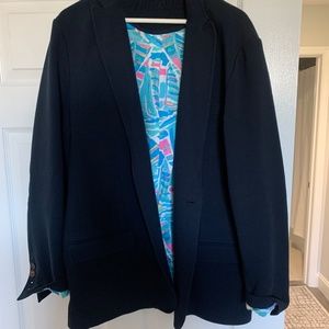 Chubbies Pique Blazer Navy in XL